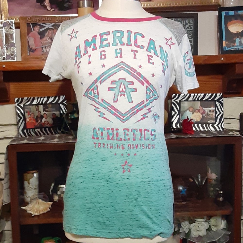 AMERICAN FIGHTER OMBRE TEE